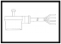 Würfelstecker DIN 43650 mit anvulkanisiertem Kabel; Type: CA11 24A3W 52030000