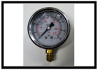 Manometer 63 mm G 1/4" unten p= 0-16 bar Glyzerin gefüllt