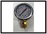 Manometer 63 mm G 1/4" unten p= 0-160 bar Glyzerin gefüllt